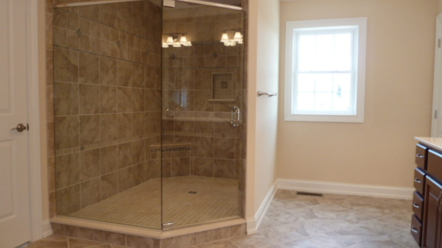 custom master bath shower