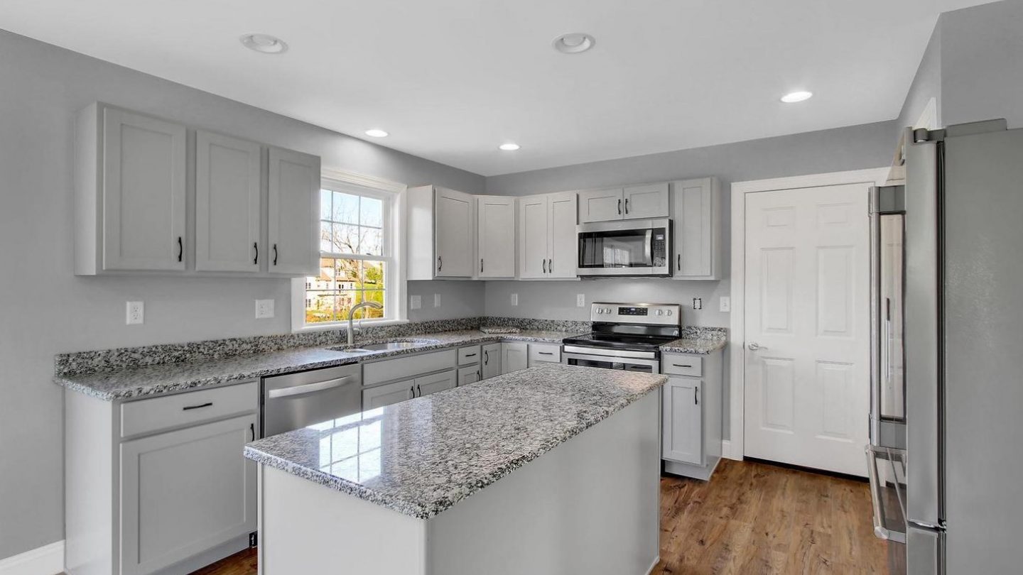 kitchen with granite tops